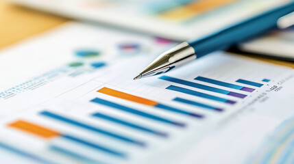 Many graphs. Analyzing finances. 