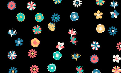 seamless easter pattern ,Flowers, Pattern, Seamless, Floral, Design,