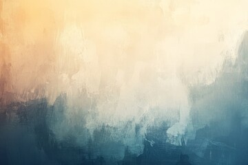 Abstract painted textured landscape