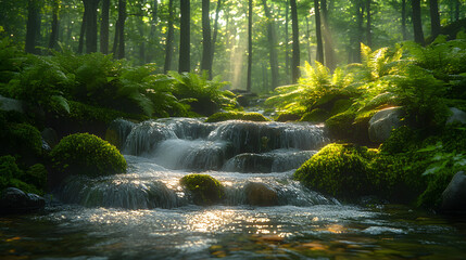 Stream in the forest