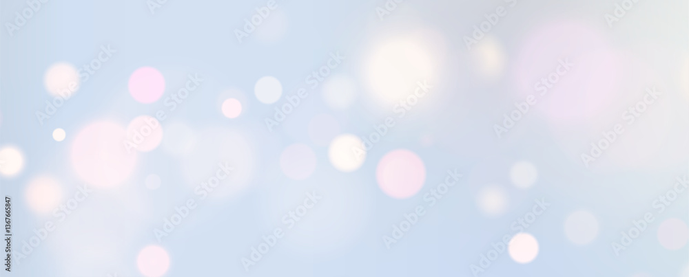 Poster Bokeh light lights.Magic of lights: Bokeh effect.	
