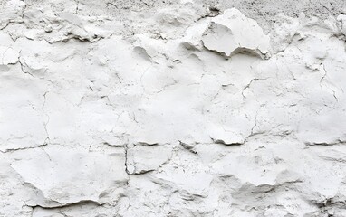White Cracked Wall Texture Background,  Grunge Distressed Plaster Surface