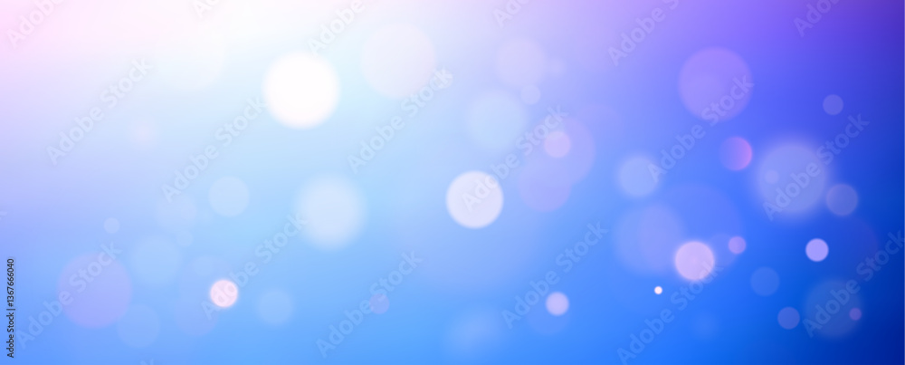 Poster Bokeh background. Delicate bokeh blur.