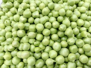 fresh green peas background