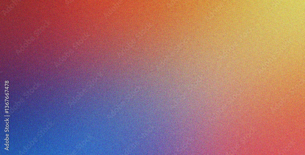 Poster grainy gradient effect in peach yellow cyan tones with abstract, noise, dynamic style