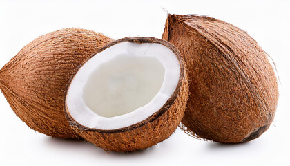 coconut isolated on white background