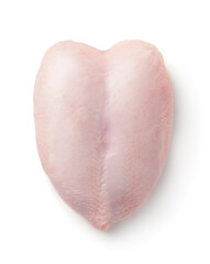 Top view of fresh chicken breast