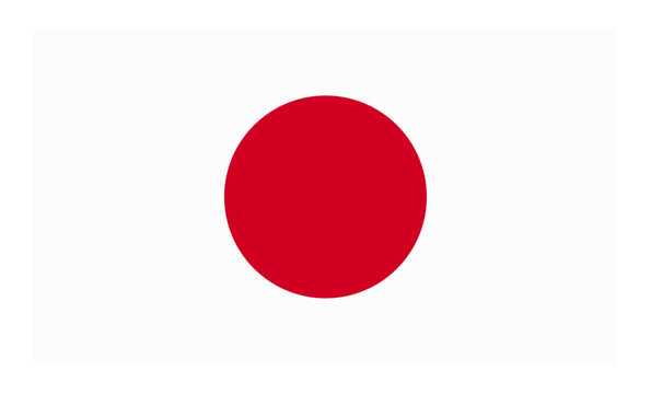 The national flag of Japan