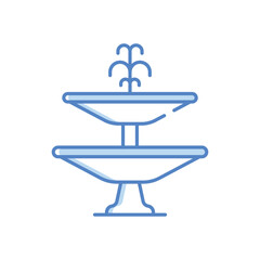 Fountain  Vector icon