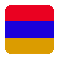 Square Icon flag of Armenia