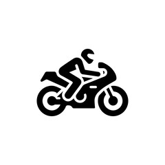 Obraz premium Motorcycle motorbike icon with transparent background