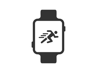 Fitness Tracker Icon – Smartwatch, Health Monitoring, Activity Tracker Symbol