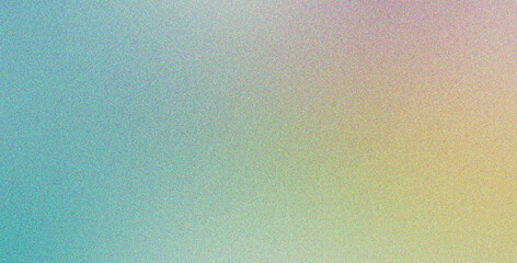 Yellow Cyan Pink blur background with gradient overlay noise effect texture, soft, creative style
