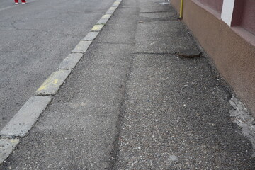 Degraded public road accession way