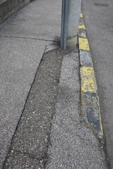 Degraded public road accession way