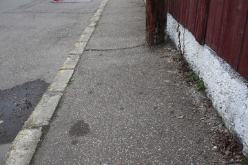 Degraded public road accession way