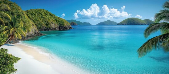 Tropical Beach Paradise, Islands, Calm Water, Vacation