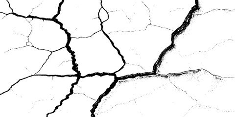 Crack concrete white wall or cement wall background. Subtle halftone grunge urban texture vector. Distressed overlay texture.