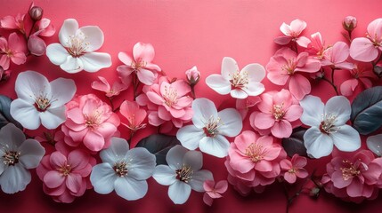 Vibrant Floral Design for International Women's Day Celebration