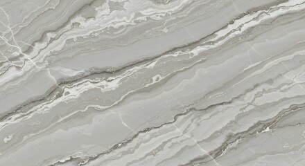 Naklejka premium Subtle Grey Marble Texture: Diagonal Veins & Swirls