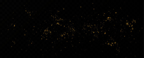 Dust light particles. For postcards, Christmas, holiday, congratulations. Light effect, shine