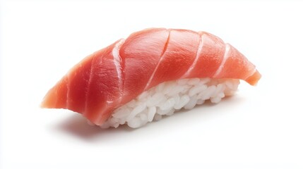 Fresh Tuna Nigiri with Glossy Rice and Tender Texture