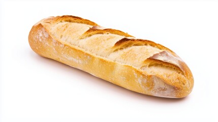 Freshly Baked Crusty Baguette with Soft White Crumb