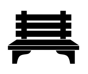 bench icon vector with trendy design