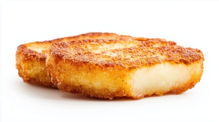 Golden Hash Brown with Crispy Edges and Soft Center