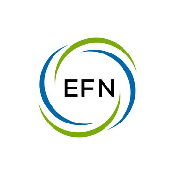 EFN creative minimalist letter logo.