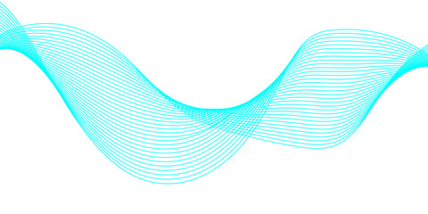 Abstract white background luxury colorful Wave line wallpaper. Dynamic flowing wave lines design element. Futuristic technology and sound wave pattern.