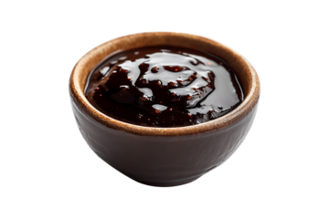 Tamarind Sauce Isolated on White and Transparent Background PNG Image.