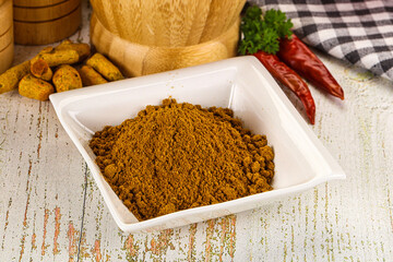 Indian cuisine - curry powder for culinary