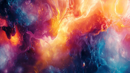 Fototapeta premium fiery explosion background