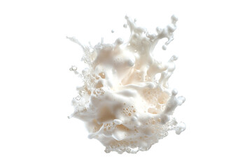 white soap foam Isolated on White and Transparent Background PNG Image.
