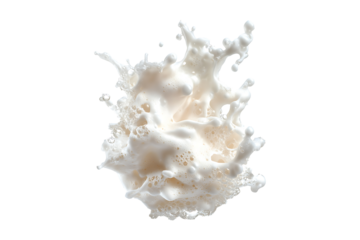 white soap foam Isolated on White and Transparent Background PNG Image.