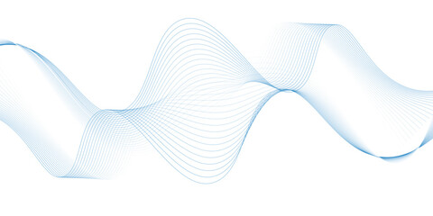 Abstract white background luxury colorful Wave line wallpaper. Dynamic flowing wave lines design element. Futuristic technology and sound wave pattern.