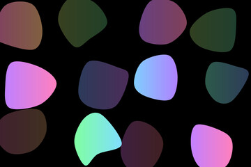 colorful easter Shapes seamless pattern