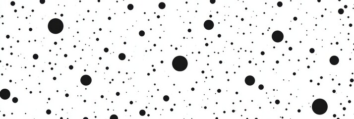 Random Circles on White Background