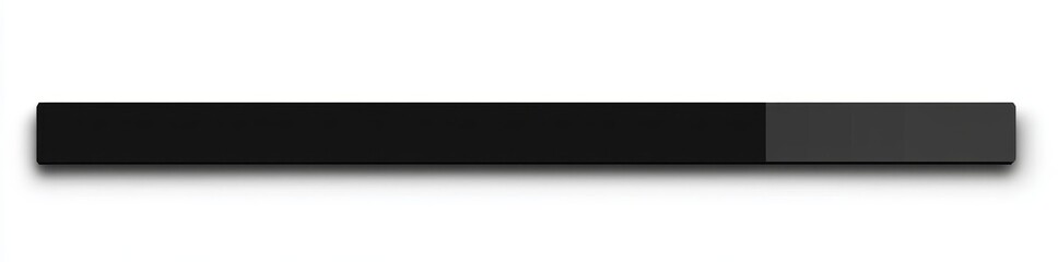 Obraz premium Black and Gray Bar on White Background