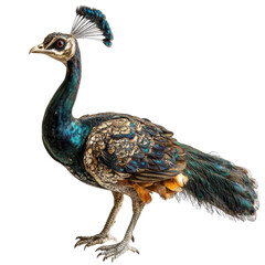 Obraz premium Majestic Peacock: Nature’s Vibrant Masterpiece
