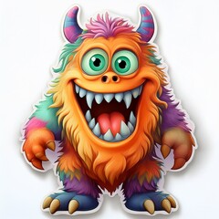 Naklejka premium monster