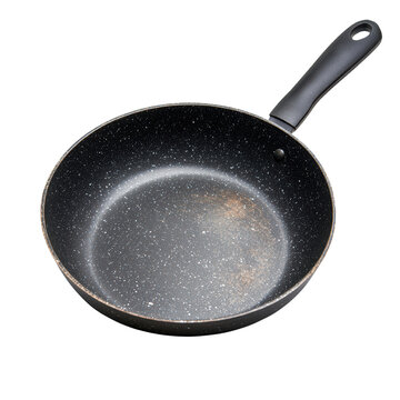 Non-Stick Frying Pan with Elegant Design on a white background.