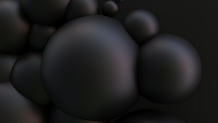 Dark sphere background