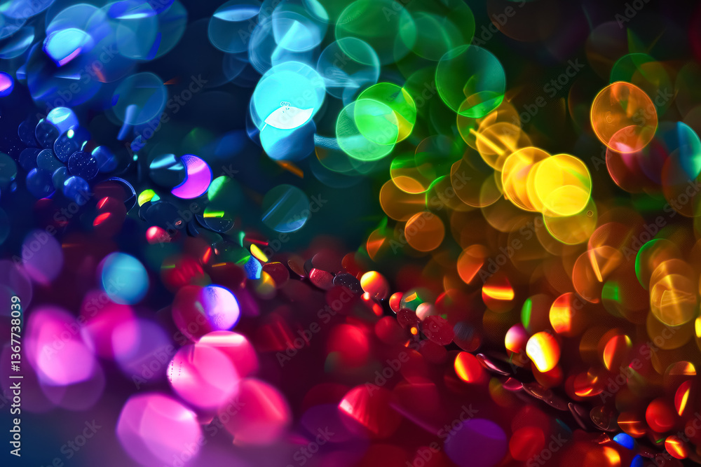 Aufkleber the image is a colorful and vibrant display of light and color. the bright colors and swirling patte