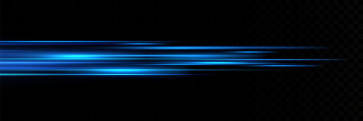 Glowing Speed Trails.Blue Velocity. Electric Horizon.Neon Speed Flow