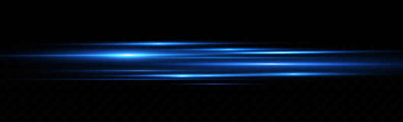 Glowing Speed Trails.Blue Velocity. Electric Horizon.Neon Speed Flow
