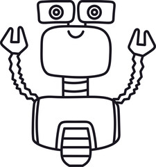 Playful Robot Sketch