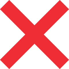 red cross mark