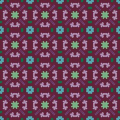 seamless pattern with flowers